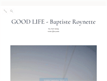 Tablet Screenshot of baptisteblog.com